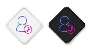 Beyaz arkaplanda görüntülü sohbet simgesi izole edildi. Çevrimiçi iş görüşmesi formu. Uzak proje yönetimi. Renkli taslak konsepti. Vektör