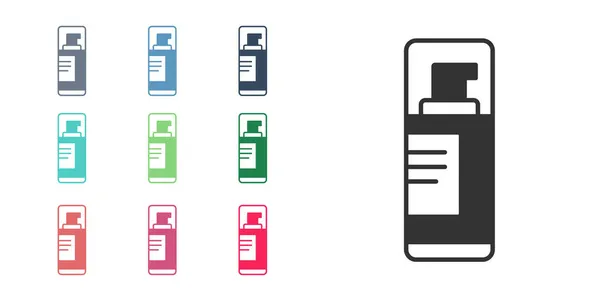 Schwarzes Rasierschaum Symbol Isoliert Auf Weißem Hintergrund Rasierschaum Setzen Sie — Stockvektor
