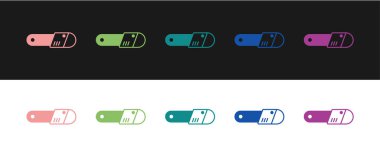 Testere simgesini siyah ve beyaz arkaplanda izole et. Vektör