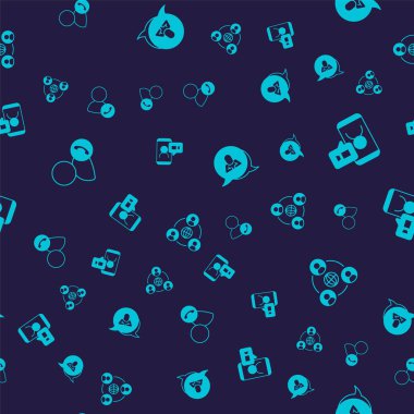 Video sohbet konferansını, konuşma baloncuğunu ve toplantıyı sorunsuz bir şekilde ayarla. Vektör