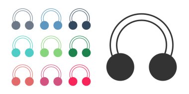 Siyah Piercing simgesi beyaz arkaplanda izole edildi. Simgeleri renklendirin. Vektör