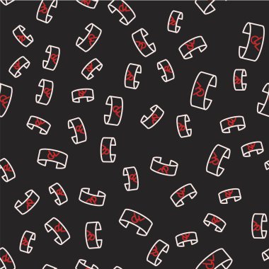 Çizgi 360 derece görünüm simgesi siyah arkaplanda izole edilmiş. Sanal gerçeklik. 360 derecelik açıyla. Panorama fotoğrafı. Vektör