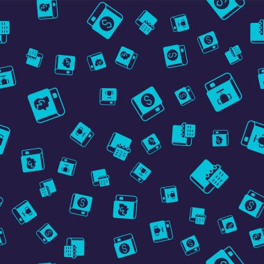 Hukuk, Kitap, Finansal ve Günlük Kağıt Defteri 'ni kusursuz şablona ayarla. Vektör