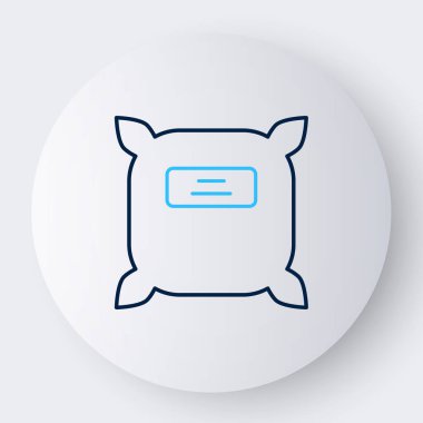 Beyaz arka planda izole edilmiş belirli bir bitki simgesinin tohumlarıyla dolu çizgi paketi. Renkli taslak konsepti. Vektör