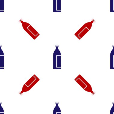 Mavi ve kırmızı krem ya da losyon kozmetik tüp ikonu beyaz arka planda izole edilmiş pürüzsüz desen. Erkekler için vücut bakım ürünleri. Vektör İllüstrasyonu.