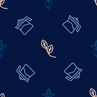 Mısır, Arakçı ve Yaprak 'ı kusursuz bir şekilde dizin. Vektör