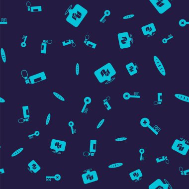 Parfüm, Fransız ekmeği, bayrak İtalya ve eski anahtar. Vektör