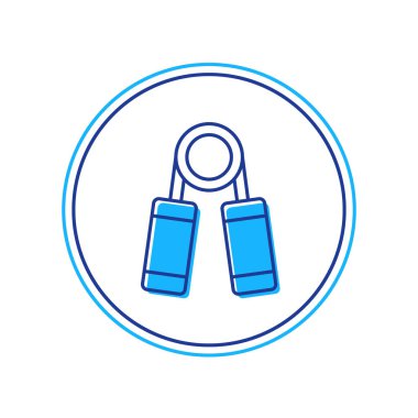 Doldurulmuş Sport açıcı simgesi beyaz arkaplanda izole edildi. Spor malzemeleri. Vektör