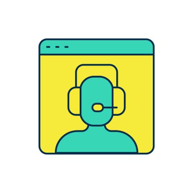 Doldurulmuş telefon hattı. Beyaz arka planda 24 saat destek ikonu izole edildi. Tüm gün müşteri destek merkezi. Tam zamanlı çağrı servisi. Vektör