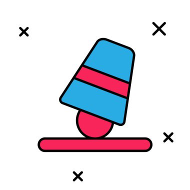 Doldurulmuş oyun yüksükleri simgesi beyaz arkaplanda izole edildi. Top ve cam. Şans ve servet kavramı. Vektör