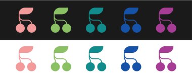 Taze yaz meyveleri simgesini siyah beyaz arkaplanda izole et. Böğürtlen. Vektör