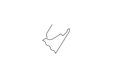 Yüzme ikonu için siyah çizgili plastik yüzgeçler beyaz arka planda izole edilmiş. Dalış ekipmanları. Olağanüstü bir spor. Su altı ekipmanları. 4K Video hareketli grafik canlandırması