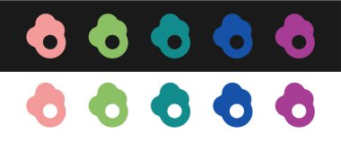 Çırpılmış yumurta simgesini siyah beyaz arkaplanda izole et. Ev yemeği, sahanda yumurta, sağlıklı kahvaltı, omlet ikonu. Vektör