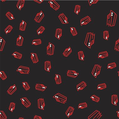 Hız teknesi simgesi siyah arkaplanda izole edilmiş. Vektör