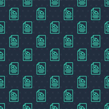 Yeşil çizgi yarış başlığı simgesi mavi arka planda kusursuz desen izole edildi. Olağanüstü bir spor. Spor malzemeleri. Vektör