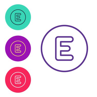 Pusula batı simgesini beyaz arkaplanda izole et. Rüzgâr yön bulma sembolü. Rüzgar gül işareti. Simgeleri renklendirin. Vektör