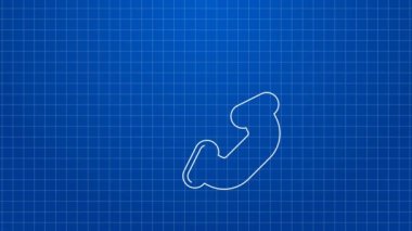 Beyaz hat Telefon. Mavi arka planda 24 saat destek ikonu var. Tüm gün müşteri destek merkezi. Tam zamanlı çağrı servisi. 4K Video hareketli grafik canlandırması