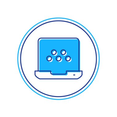 Doldurulmuş Taksi mobil uygulama simgesi beyaz arkaplanda izole edildi. Mobil uygulama taksisi. Vektör