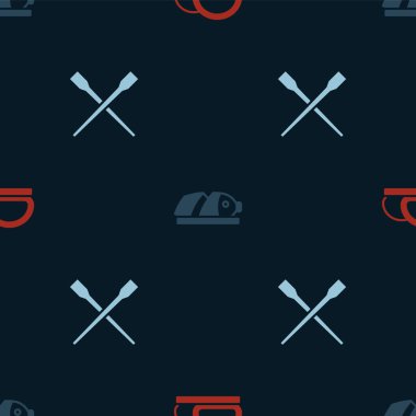 Suşi, dilimlenmiş balık ve yemek çubuklarını pürüzsüz bir kalıba sokun. Vektör