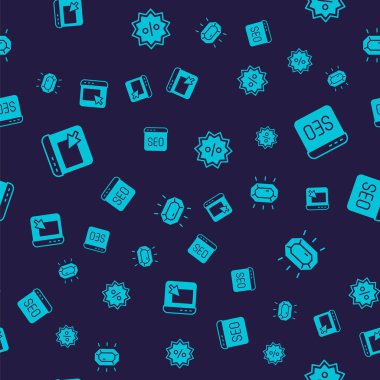 Reklamcılığı, SEO optimizasyonunu, indirimli yüzde etiketini ve Diamond 'ı kusursuz bir şekilde ayarla. Vektör