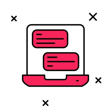 Doldurulmuş Taksi mobil uygulama simgesi beyaz arkaplanda izole edildi. Mobil uygulama taksisi. Vektör.