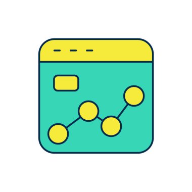 Doldurulmuş ana hatlı pazar analiz simgesi beyaz arkaplanda izole edildi. Metin dosya simgesini rapor et. Muhasebe tabelası. Denetim, analiz, planlama. Vektör.