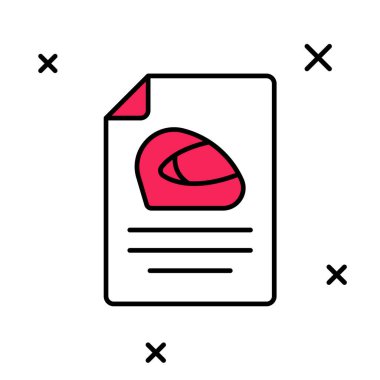 Beyaz arkaplanda izole edilmiş ana hatlı yarış başlığı simgesi. Olağanüstü bir spor. Spor malzemeleri. Vektör.