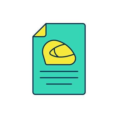 Beyaz arkaplanda izole edilmiş ana hatlı yarış başlığı simgesi. Olağanüstü bir spor. Spor malzemeleri. Vektör