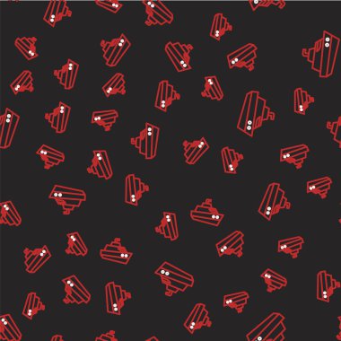 Hız teknesi simgesi siyah arkaplanda izole edilmiş. Vektör