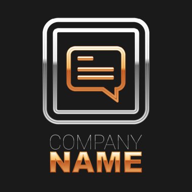 Siyah arkaplanda izole edilmiş altyazı simgesine sahip satır videosu. Renkli taslak konsepti. Vektör.