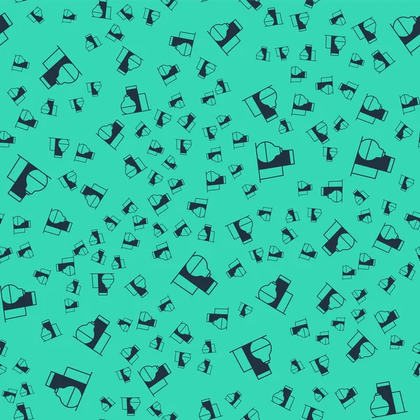 Siyah Yağ tankı depolama ikonu yeşil arka planda izole edilmiş pürüzsüz desen. Petrol ve gaz endüstrisi için gemi deposu. Petrol tankı teknoloji istasyonu. Vektör