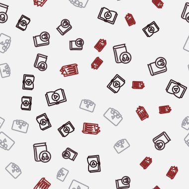 Çevrimiçi ses kitabı, çevrimiçi sınıf ve sınav, test, kusursuz şablon araştırması ayarla. Vektör