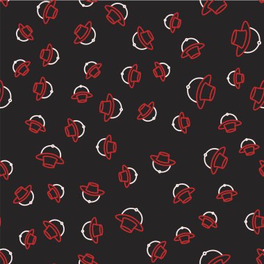 Kurutulmuş balık ikonu siyah arka planda izole edilmiş. Vektör.