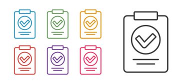 Tıbbi reçete simgesi beyaz arkaplanda izole edildi. RX formu. Yemek tarifi. Eczane ya da ilaç sembolü. Simgeleri renklendirin. Vektör.