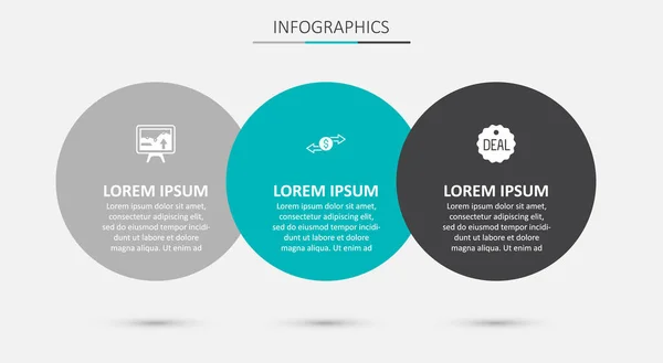 Set Geldwechselmonitor Mit Diagramm Und Deal Geschäftsinfografische Vorlage Vektor — Stockvektor