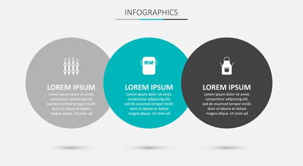 Set Schweißmaske Klassischer Eisenzaun Und Schmiedeschürze Geschäftsinfografische Vorlage Vektor — Stockvektor