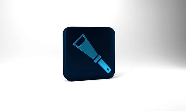 Blue Beekeeping Uncapping Knife Icon Isolated Grey Background Tool Beekeeper — 图库照片