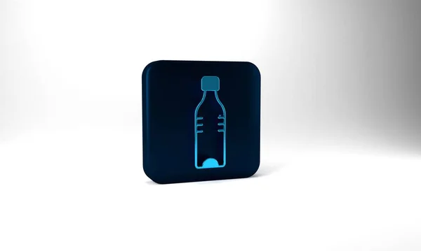 Blue Bottle Water Icon Isolated Grey Background Soda Aqua Drink — Stockfoto