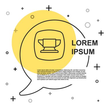 Siyah çizgi demirci örs aracı simgesi beyaz arkaplanda izole edildi. Metal dövmesi. Kalpazanlık aleti. Rastgele dinamik şekiller. Vektör.