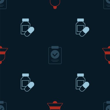 Çan reçetesini ve uyku hapını kusursuz bir şekilde ayarla. Vektör.