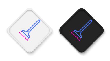 Çizgi Temizleme simgesi beyaz arkaplanda izole edildi. Temizlik hizmeti konsepti. Renkli taslak konsepti. Vektör.