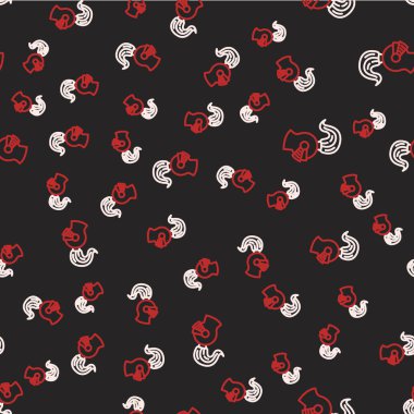 Ortaçağ demir miğferi, kafa koruma simgesi olarak siyah arka planda izole edilmiş, pürüzsüz desen. Şövalye miğferi Vektör.