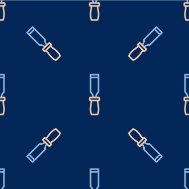 Rasp satırı metal dosya simgesi mavi arkaplanda izole edilmiş. Ahşap ve metalle çalışmak için Rasp. Tezgah ve atölye için alet. Vektör.