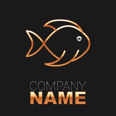 Siyah arka planda balık ikonu olan olta kovası. Kovadaki balık. Renkli taslak konsepti. Vektör.