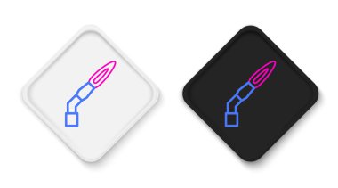 Kaynak makinesi simgesi beyaz arkaplanda izole edildi. Renkli taslak konsepti. Vektör.