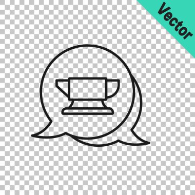 Siyah çizgi demirci örs aracı simgesi şeffaf arkaplanda izole edildi. Metal dövmesi. Kalpazanlık aleti. Vektör.