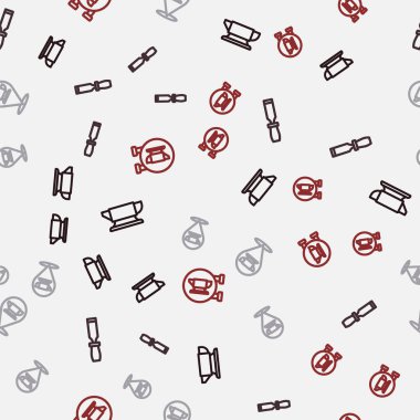 Demirci örs aracı Rasp metal dosyasını ve pürüzsüz deseni ayarla. Vektör.