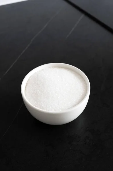 White Sugar Bowl Kitchen Table — Zdjęcie stockowe