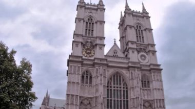 Sabit görünüm Londra Westminster Abbey Kilisesi.