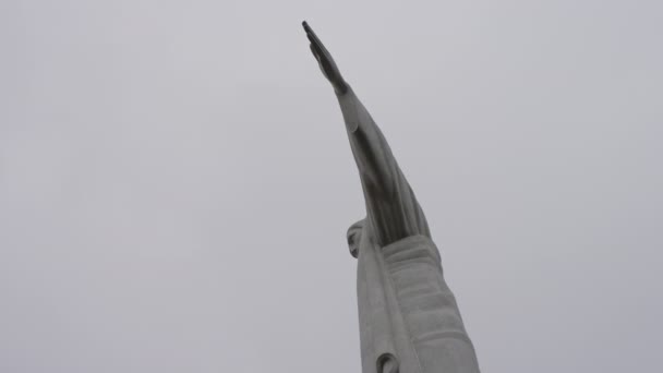 Rio Janeiro Junho 2013 Estátua Cristo Redentor Topo Corcovado — Vídeo de Stock